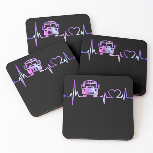 Artikelvorschau, SCHULBUSFAHRER HEART BEAT GALAXY entworfen und verkauft von tinydreams10.