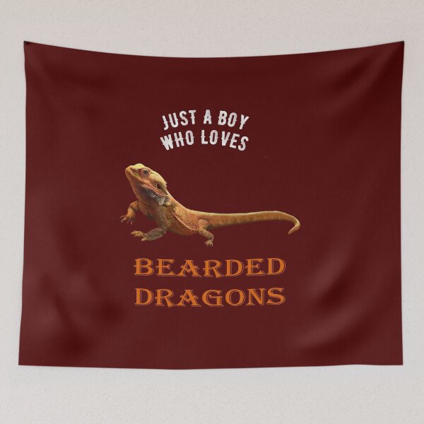 Item preview, JUST A BOY WHO LOVES BEARDED DRAGONS designed and sold by Danicus666.