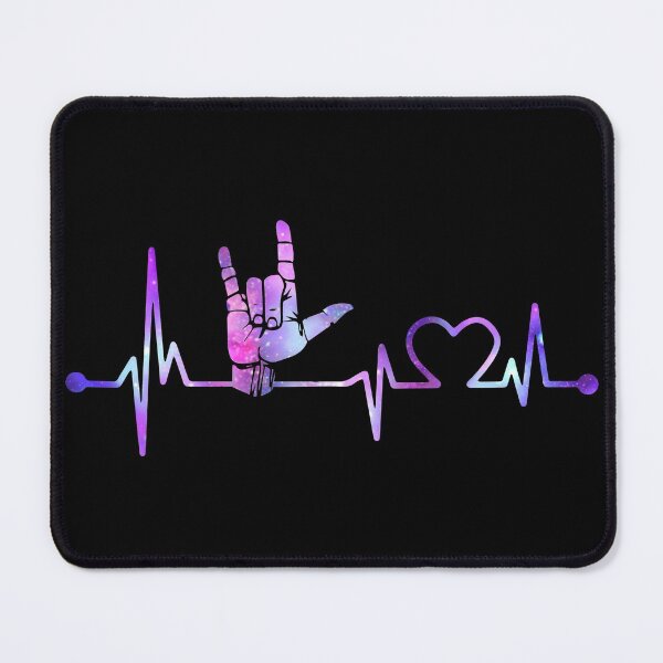 Item preview, SIGN LANGUAGE HEARTBEAT GALAXY designed and sold by tinydreams10.