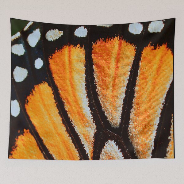 Item preview, Vibrant Orange Monarch Butterfly Wing designed and sold by RaineLight.