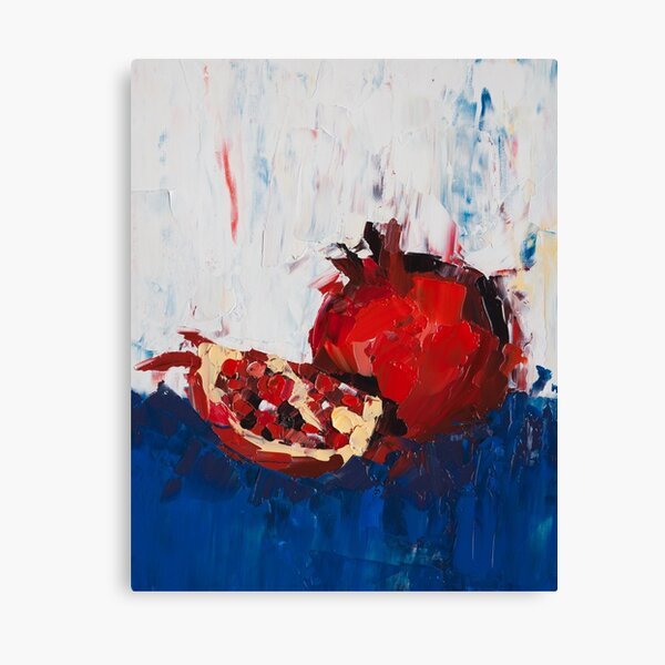 The Dark Pomegranate Canvas Print