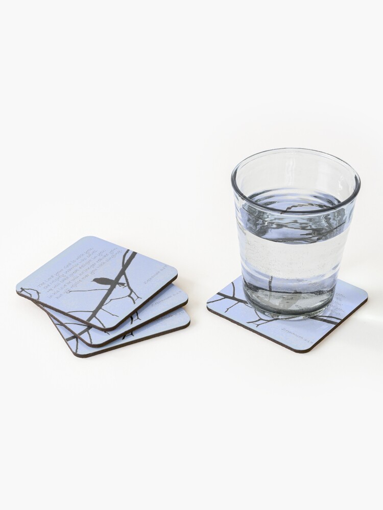 Alternate view of Zephaniah 3:17 Coasters (Set of 4)