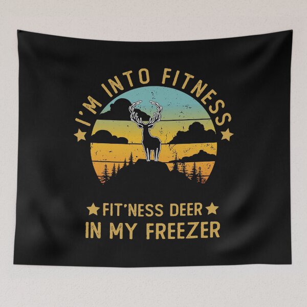 Item preview, I'm Into Fitness, Fit'Ness Deer In My Freezer Perfect Gift for Hunting 2021 Vintage Retro design designed and sold by biigshow.