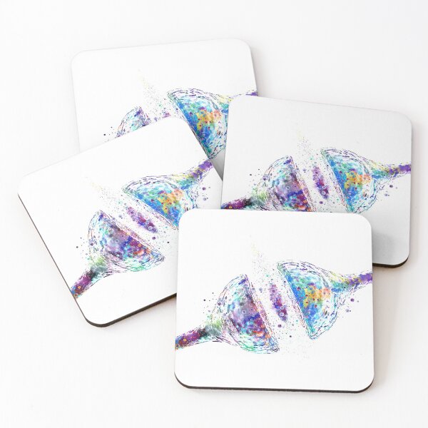 Item preview, Synapse Receptor Brain Nerve Cell Watercolor designed and sold by LotusGifts.