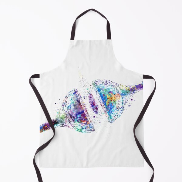 Item preview, Synapse Receptor Brain Nerve Cell Watercolor designed and sold by LotusGifts.