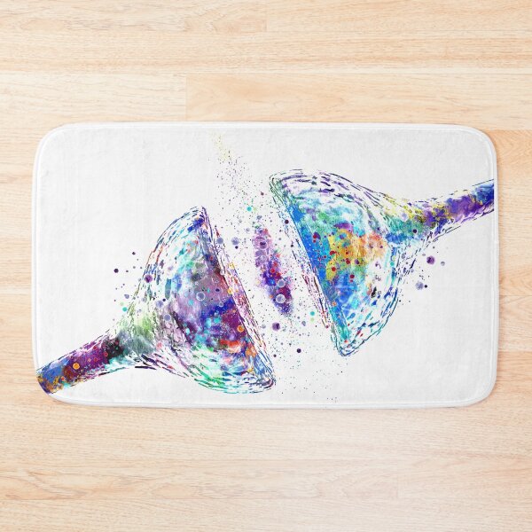 Item preview, Synapse Receptor Brain Nerve Cell Watercolor designed and sold by LotusGifts.