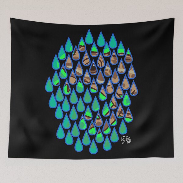 Item preview, Raindrops and Northern Frog "Rainy Leopard Frog" designed and sold by Boreal-Witch.