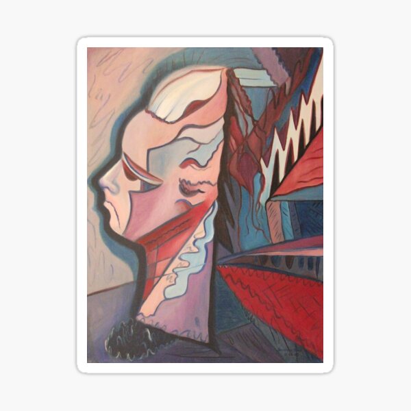 Overwhelmed by Suzanne Marie Leclair Sticker