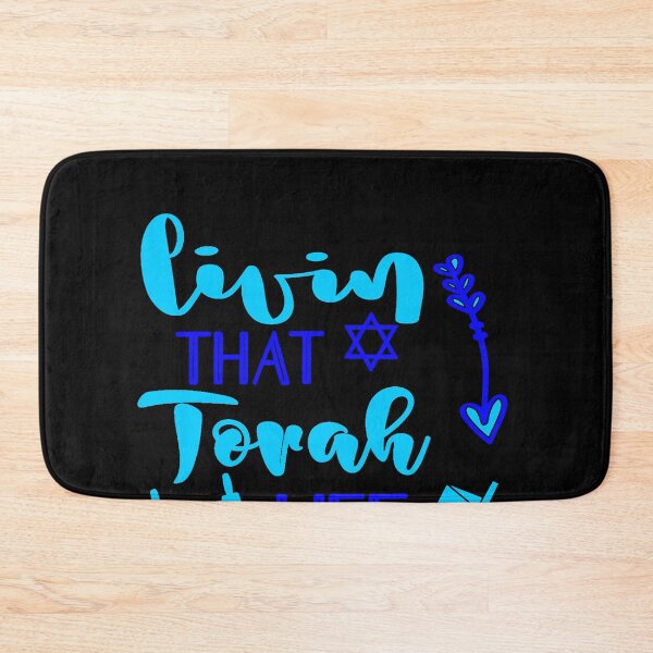 Aperçu de l'œuvre Livin That Torah Life Menorah Happy Hanukkah, juif, vacances, Dreidel Game Scrolls créée et vendue par Spaceshipsells.