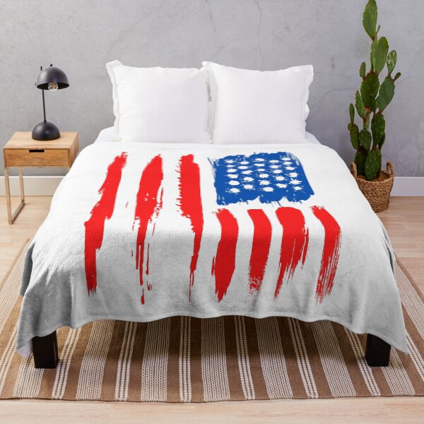 Item preview, Painted American flag designed and sold by The Agreeable Raven.