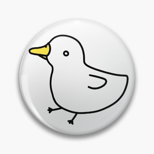 Artikelvorschau, Weiße Ente mit kleinen Beinen entworfen und verkauft von Nikamii.