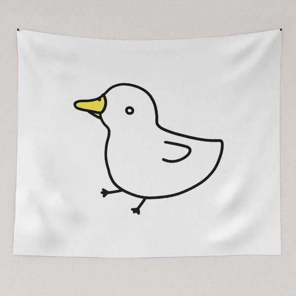 Item preview, White duck with small legs designed and sold by Nikamii.