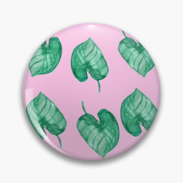 Item preview, Copy of Tropical Pastel Pink and Green Leaf  designed and sold by AnnaNov.