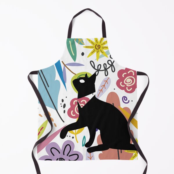 Item preview, Kawaii Adorable Cat with Beautiful Flower Pattern, Popoki 808 designed and sold by VinBasis.
