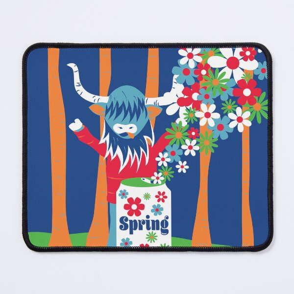Item preview, Weird Ox Opening a Can of Spring Flowers designed and sold by iCraftCafe.