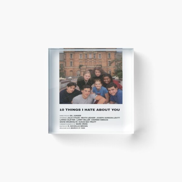 Item preview, 10 Things I Hate About You (1999) Movie designed and sold by LovedPosters.
