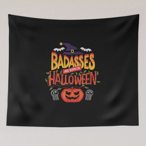Item preview, Badasses Are Born On Halloween - Halloween Birthday designed and sold by HumbleShirt.