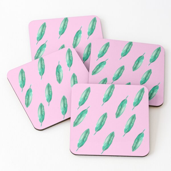 Item preview, Copy of Tropical Pastel Pink and Green Leaf  designed and sold by AnnaNov.
