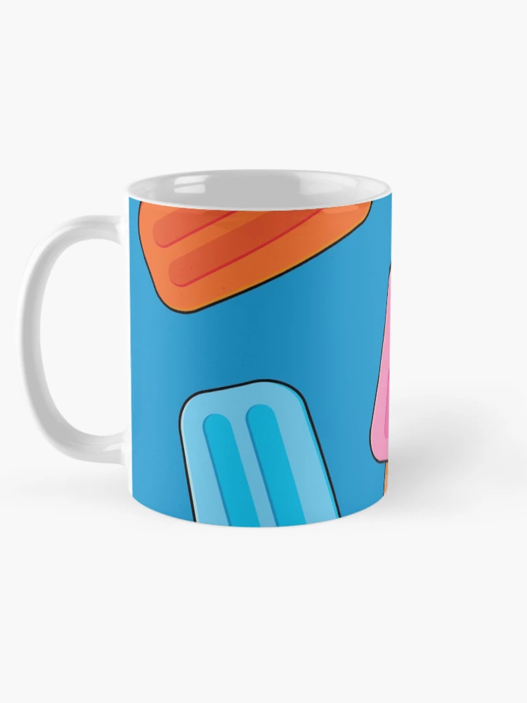Thumbnail 5 of 6, Coffee Mug, Assorted Colorful Popsicles Pattern designed and sold by BirdAtWork.