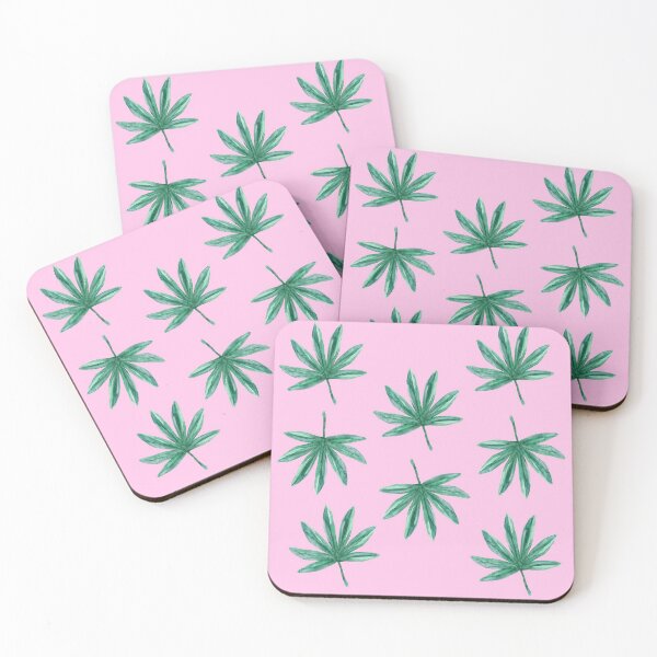 Item preview, Copy of Tropical Pastel Pink and Green Leaf  designed and sold by AnnaNov.