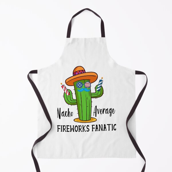 Item preview, NACHO AVERAGE FIREWORKS FANATIC 4th of july foreworks usa flag designed and sold by biigshow.