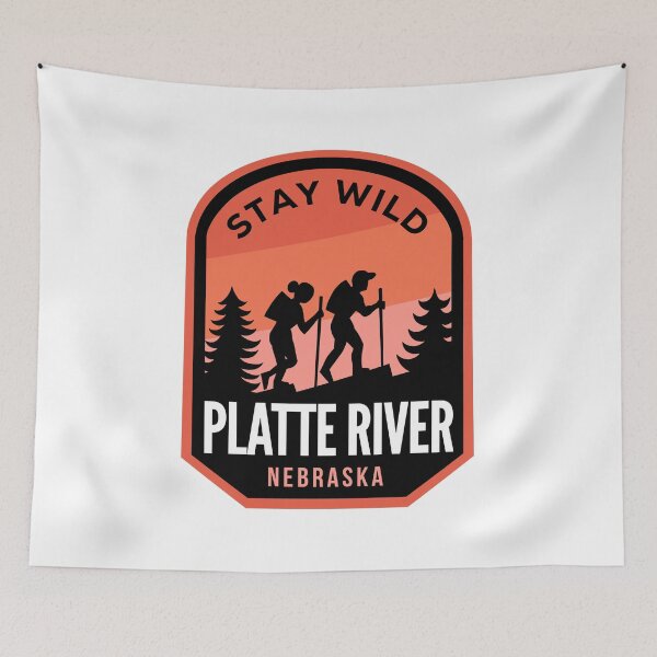 Artikelvorschau, Platte River Nebraska Hiking in Nature entworfen und verkauft von HalpinDesign.