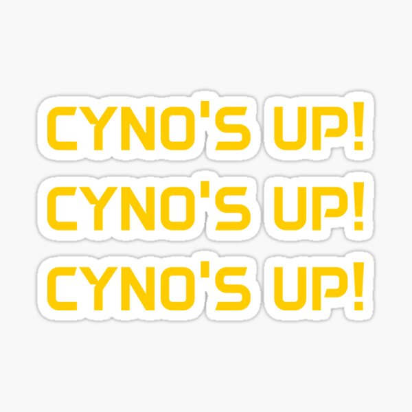 Cyno ist oben! Eve Online Lustiges Thema Sticker