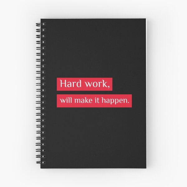 Item preview, Hard work will make it happen - Motivational designed and sold by Designs2Excite.