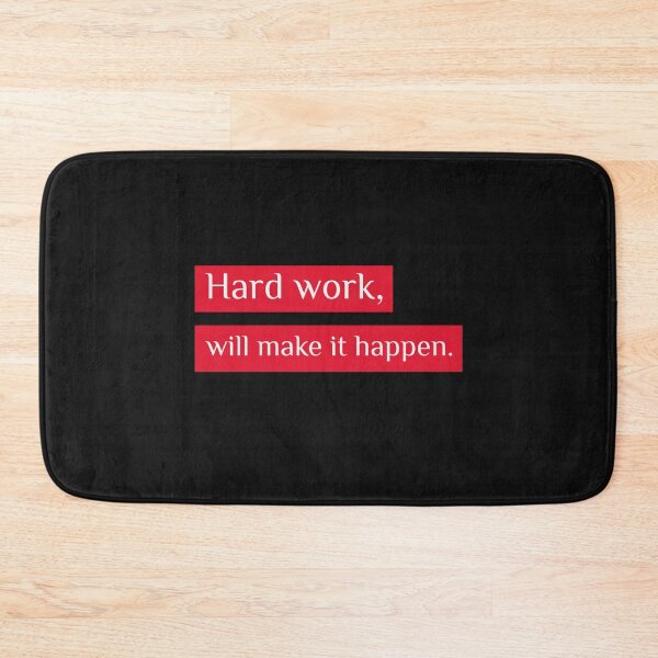 Item preview, Hard work will make it happen - Motivational designed and sold by Designs2Excite.