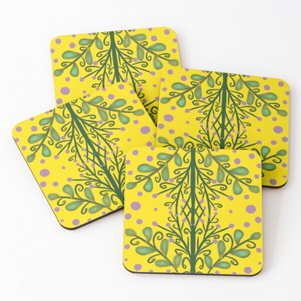 Item preview,  Yellow Pattern Happy life watercolor designed and sold by AneissPiaf.