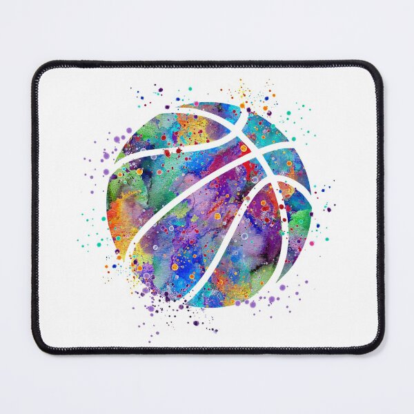 Item preview, Basketball Ball Colorful Watercolor designed and sold by LotusGifts.