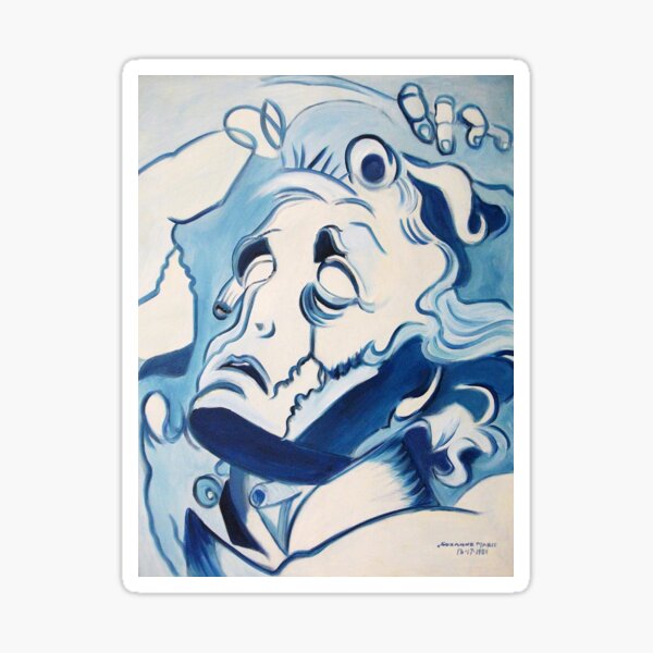 Desperation by Suzanne Marie Leclair Sticker