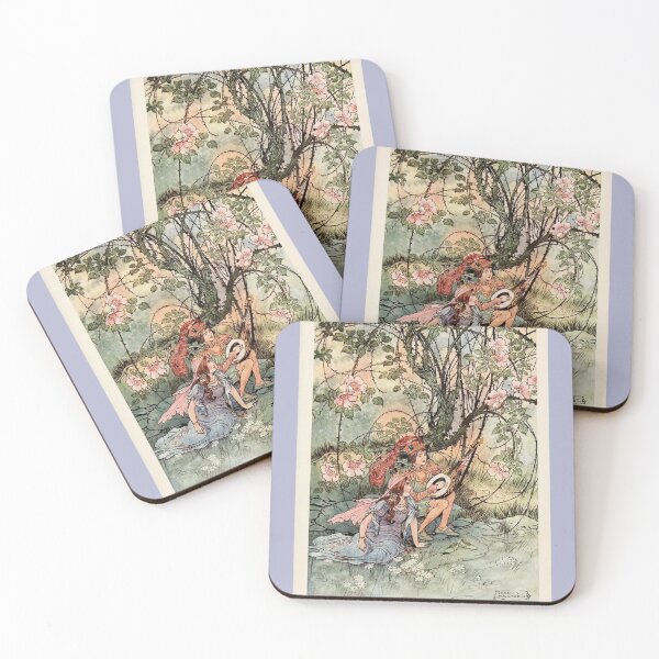 Item preview, Pretty Vintage Fairytale Book Illustration  designed and sold by Bellathewilde.