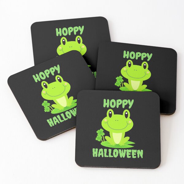 Item preview, Hoppy Halloween, Cute Frog Halloween Pun designed and sold by ACC .