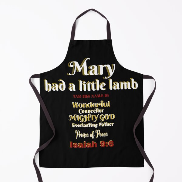 Item preview, Mary had a Little Lamb, Names of God Merchandise in Color on Black designed and sold by oorwinning.