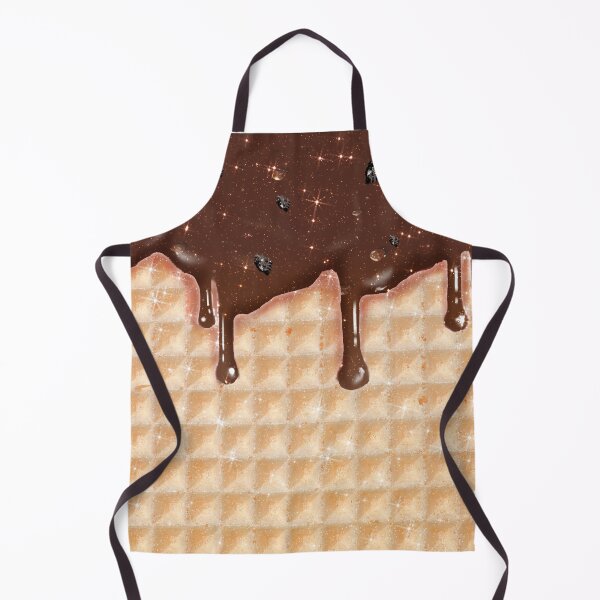 Item preview, Chocolate Ice Cream and Waffle Sweet Yummy Pattern designed and sold by Jolly-Yosei.