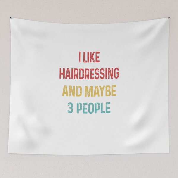 Item preview, I like Hairdressing and maybe 3 people designed and sold by WinghiDesign.