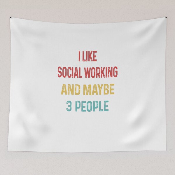 Item preview, I like Social working and maybe 3 people designed and sold by WinghiDesign.