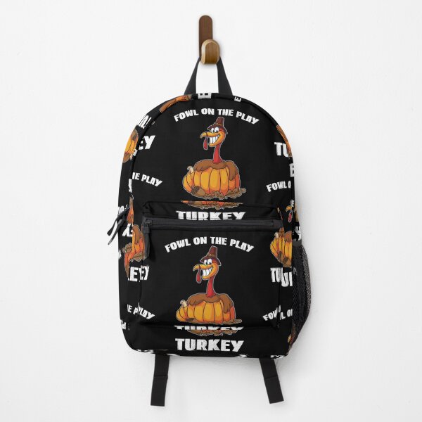 Item preview, Fowl On The Play, Thanksgiving Turkey Pun designed and sold by SportyDogShop.