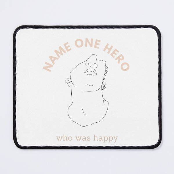 Item preview, Aesthetic Name One Hero Who Was Happy // The Song Of Achilles designed and sold by Winter--Flowers.