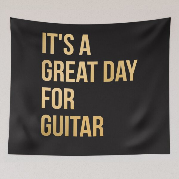 Item preview, It's a Great Day for Guitar in Gold Premium Scoop designed and sold by JosephdPurvis.