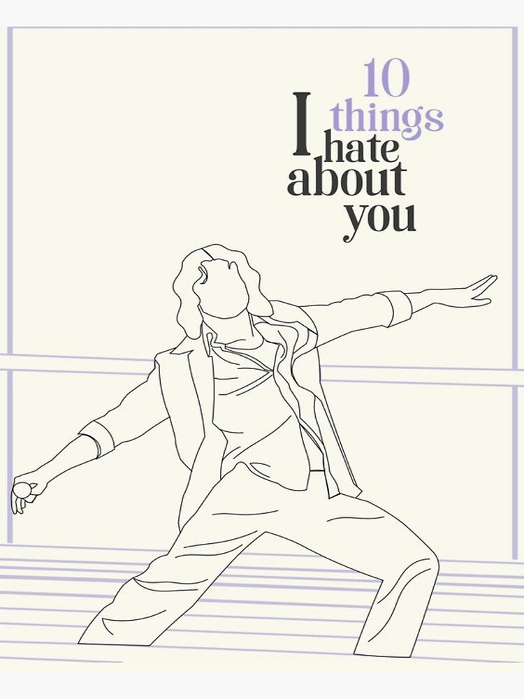 10 Things I Hate About You (1999) Movie Poster for Sale by LovedPosters