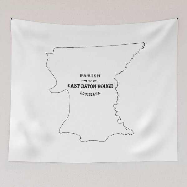 Item preview, East Baton Rouge Parish Outline designed and sold by mooskie13.