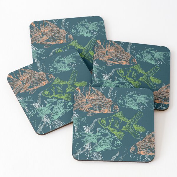 Item preview, Calming Underwater Fish Scene, Soothing Goldfish designed and sold by Maria Garcia.