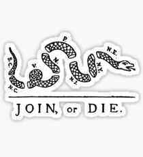 Join or Die Sticker