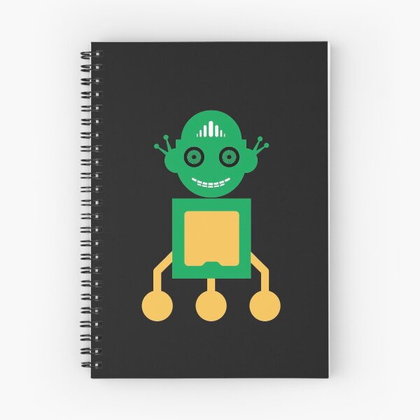 Item preview, Happy green robot designed and sold by EngineersArt.
