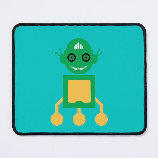 Item preview, Happy green robot designed and sold by EngineersArt.