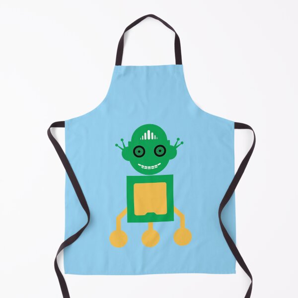 Item preview, Happy green robot designed and sold by EngineersArt.