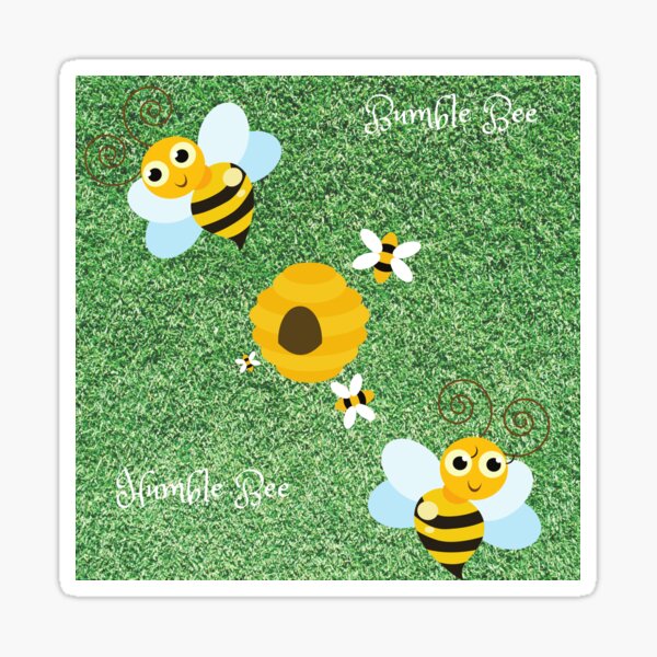 Buzzing Bee - Sticker