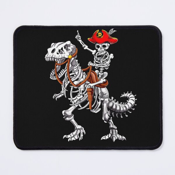 Item preview, Skeleton Pirate Riding Skeleton Dinosaur Halloween Costume designed and sold by HumbleShirt.